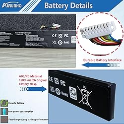 AURUNHO 74Wh C41N2208 Battery for Replacement for