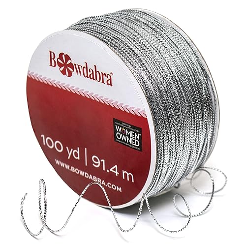 Morex Ribbon Bowdabra Bow Wire Value Pack, 100 Yards, Silver