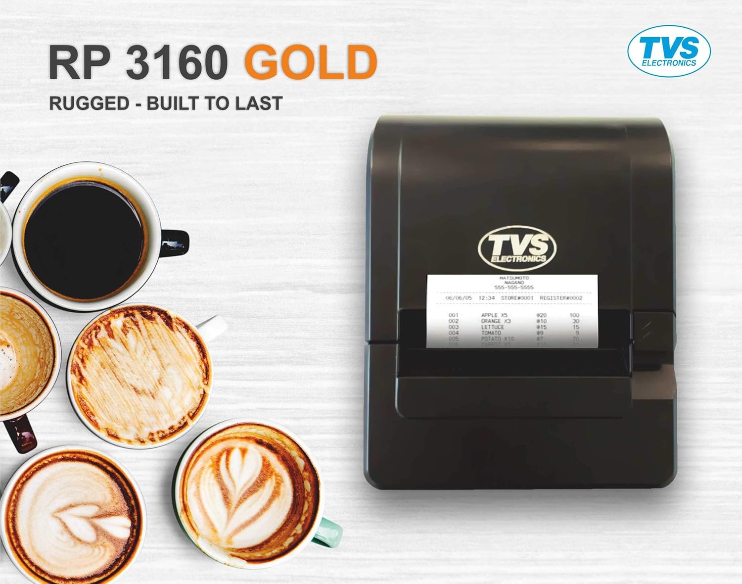 tvs thermal printer 3160 gold