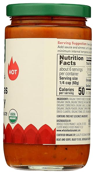 365 BY WHOLE FOODS MARKET, SAUCE MADRAS CURRY ORGANIC, 12 OUNCE