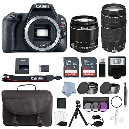 Canon EOS Rebel SL2 Bundle con EF-S 18-55 mm IS STM & EF 75 ...
