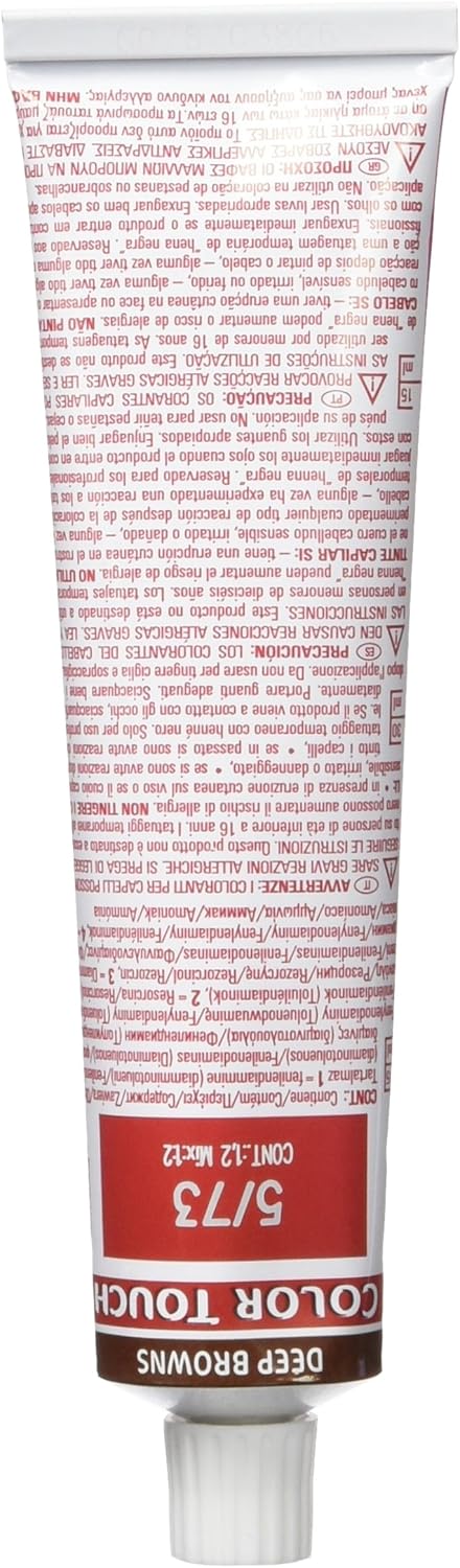 Color Touch Deep Brown Semi Permanent 5-73 60 Ml, 5/73, 120 ml (Pack of 1) - Image 4