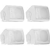 Herdio 5.25 Inches 600 Watts Passive Indoor Outdoor Speakers Wired Waterproof,Wall Mount Speakers with Loud Volume Suitable for Patio,Garden Home Theater