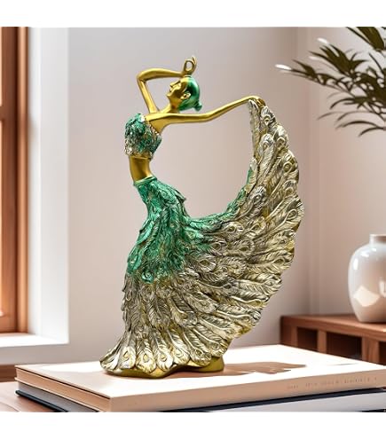 Amazon.com: Devoted Cranes Table Sculpture Teal - Made of  display picture 1