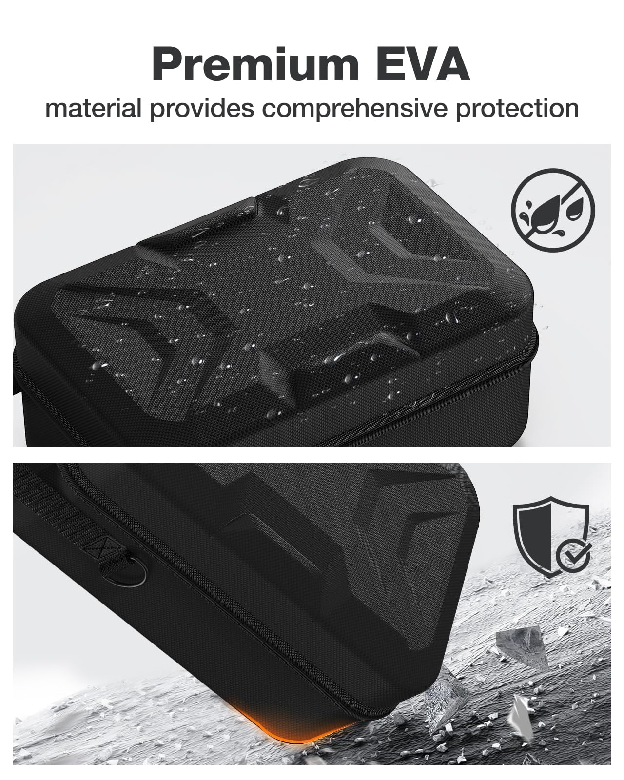 HEIYING Switch 2 Tragetasche für Nintendo Switch 2 Modell (2025), Tragbare Hartschalen Reisetasche mit vollem Schutz, entworfen, um verschiedene Switch 2 Zubehör für bequeme Reisen und Ausflüge zu spe 5