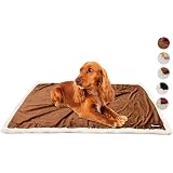 Superweiche Sherpa-Hundedecke – Wärmende Fleece-Decke Für Hunde, Katzen & Kleintiere, 45 X 30 Cm, Braun