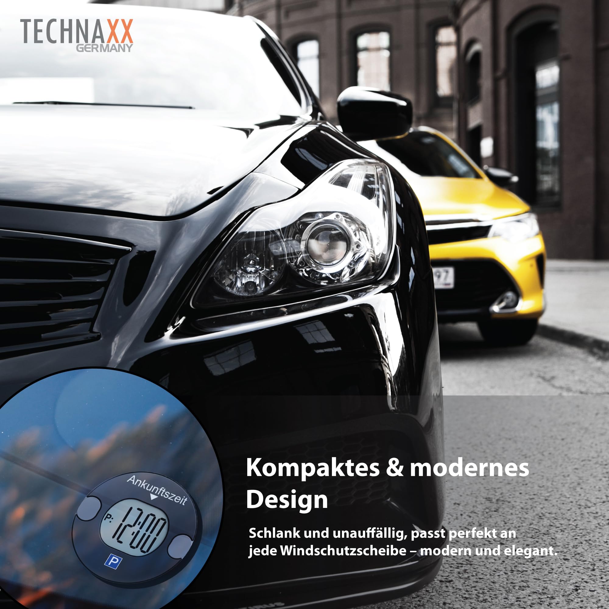 Technaxx Elektronische Parkscheibe mit Bewegungssensor – Automatische Digitale Parkuhr mit Magnetbefestigung, KBA-zugelassen, Lange Batterielaufzeit & automatische Sommer-/Winterzeit – TX-353 6