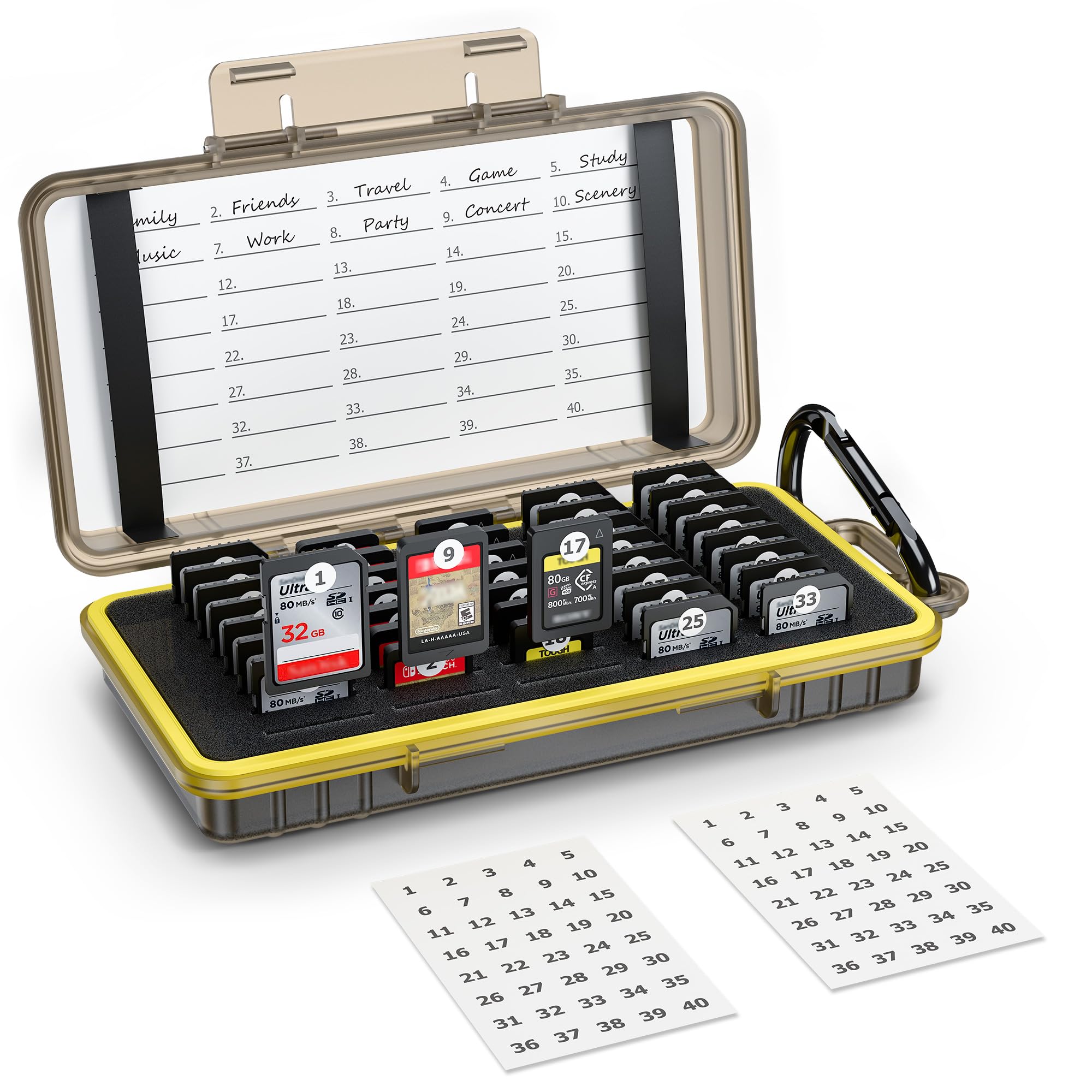 エレコム メモリーカードケース 40枚の商品画像