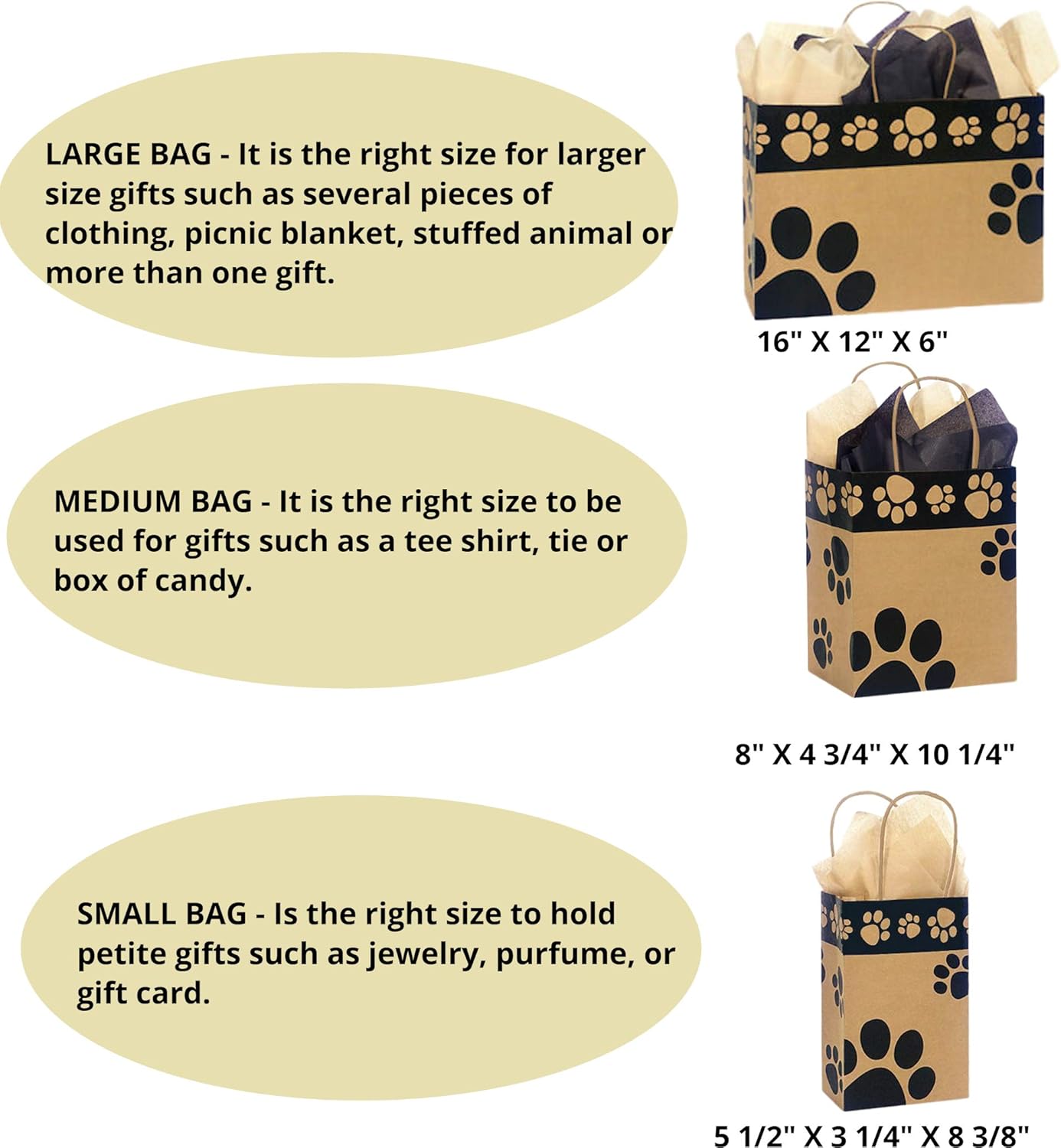 Sunflower Gift Bags - Assorted Sizes Bundled with Coordinating Tissue Paper and Raffia Ribbon (Sunflower Polka Dot): Health & Personal Care