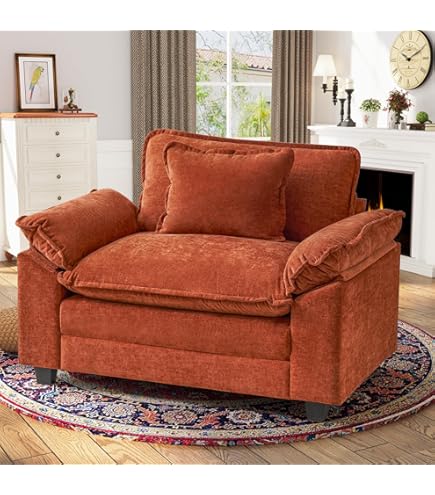Amazon.com: ZX Design Oversized Chaise Lounge Chair with Ottoman