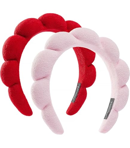 Diademas Para Mujer, Diadema De Spa, Esponja Y Toalla, Banda Para El Cabello Para Lavado Facial, Eliminación De Maquillaje, Ducha, Cuidado De La Piel (azul