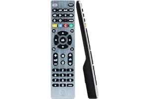 GE Universal Remote Control, Samsung TV Remote, Universal TV Remote for Roku TV, Vizio, LG, Sony, Sharp, Apple TV, TCL, Panasonic, Smart TVs, Streaming Players, Blu-ray, DVD, 4-Device, Silver, 33709