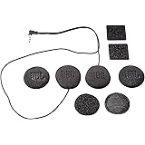 Cardo Motorcycle 45mm Audio Set, Works with Most Helmet Communicators (Black, Single Pack)