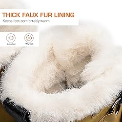 DREAM PAIRS Ankle Winter Boots for Women Snow Boots