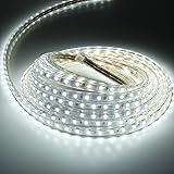 Liqoo230V LED Flexible Strip Light 60/M 2M 3M 5M IP67 Waterproof Warm White Cool White 5050 SMD