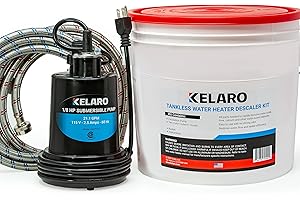 Kelaro Tankless Water Heater Flushing Kit - Just add Vinegar Descaler
