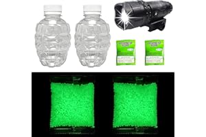 Martians Water Balls Beads Refill Ammo 7-8mm,Packs Jelly Water Grow Ball Water Bullets for Gel Ball Blaster Ammo,Splatter Ball Gun Accessories,Suitable for Ages 12+