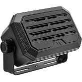 Midland SPKMINI 10W IP67 External Speaker | 180 Degrees Swivel Base, Universal Compatibility with a Standard 3.5mm Audio Plug for Use with all CB's, MXT's and Others