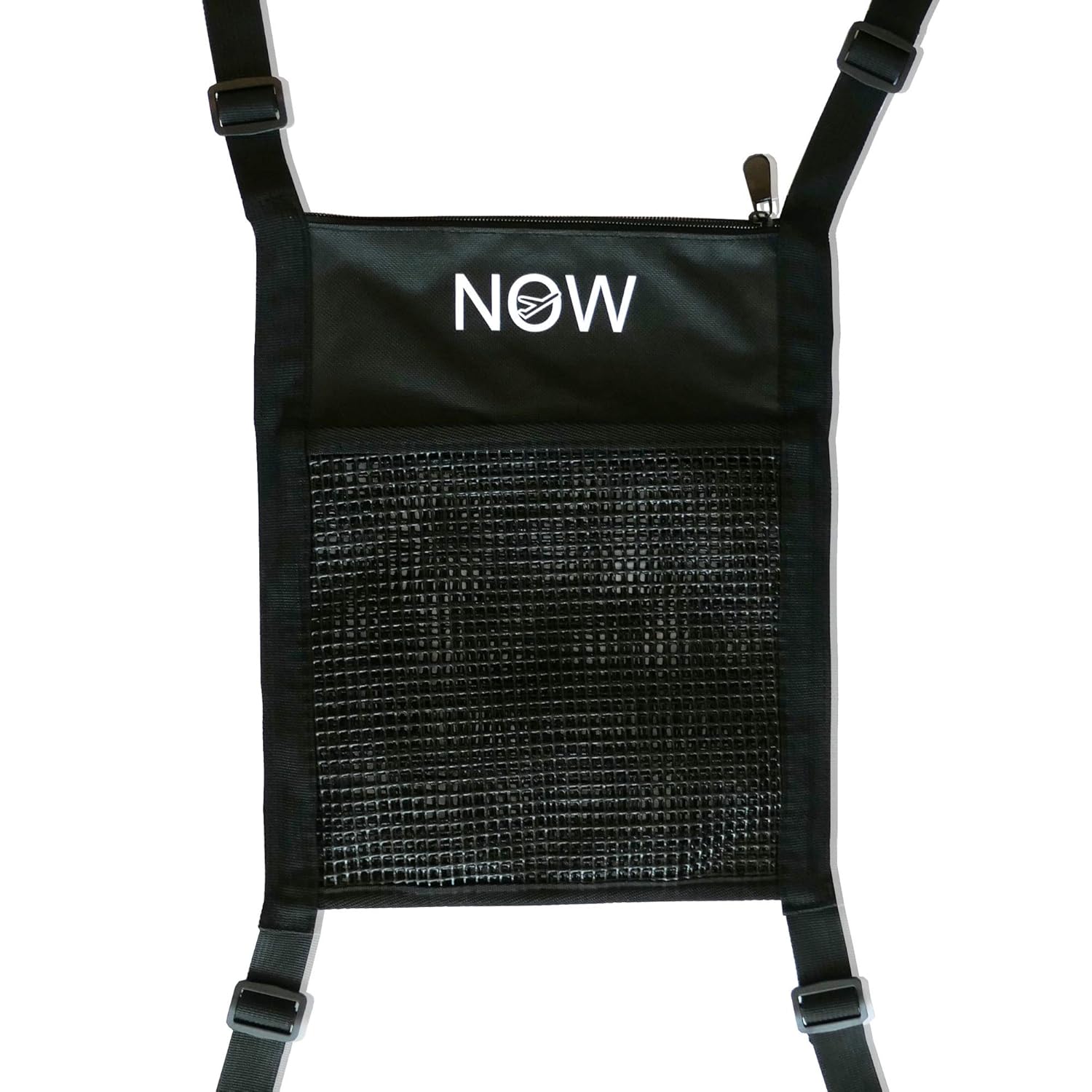 Mesh Car Organizer With Pocket For Between Seats Storage