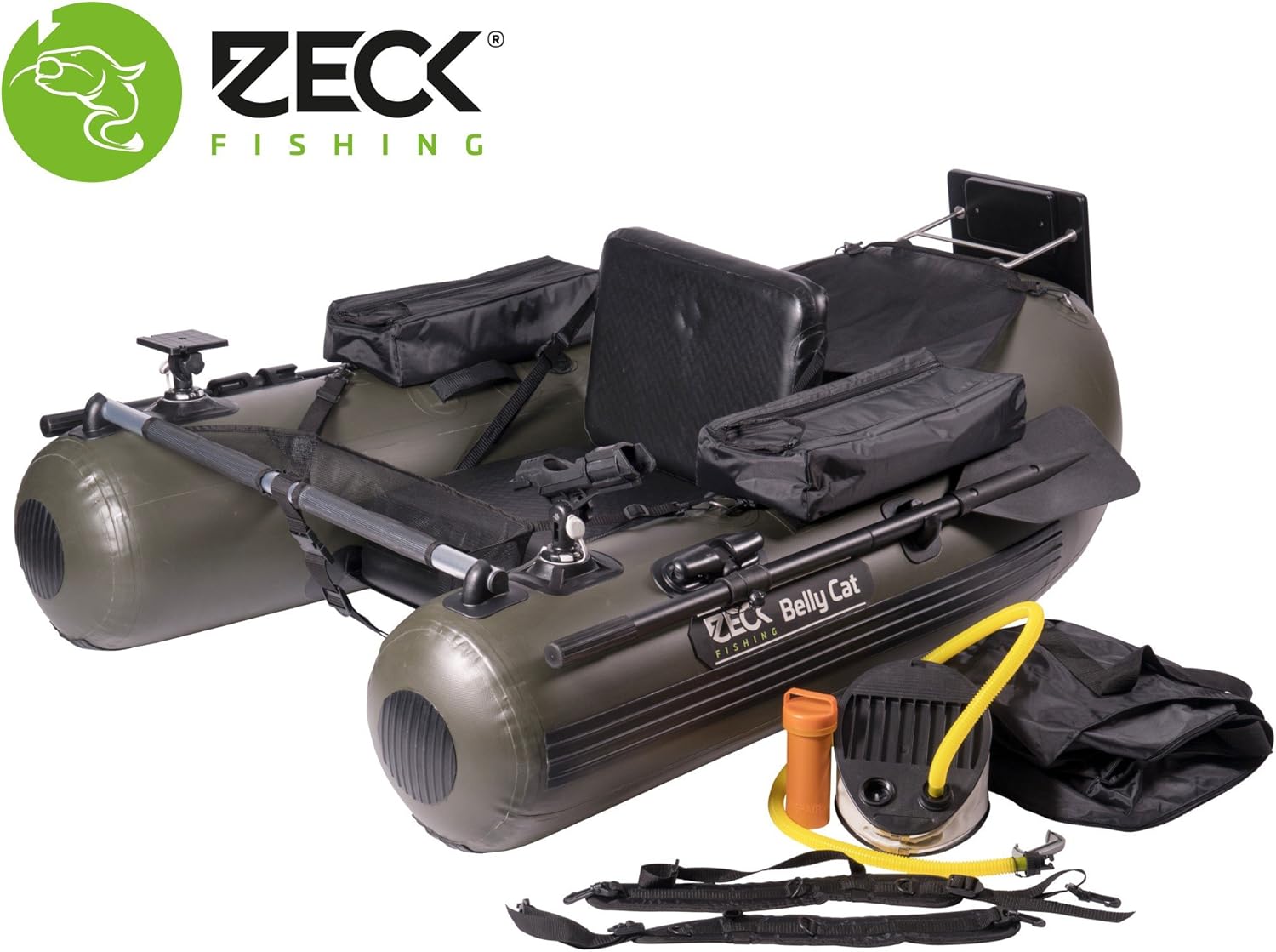 ZECK Belly Cat 170 cm Belly Boat for Vertical Fishing and Spin Fishing For Catfish, Belly Boat