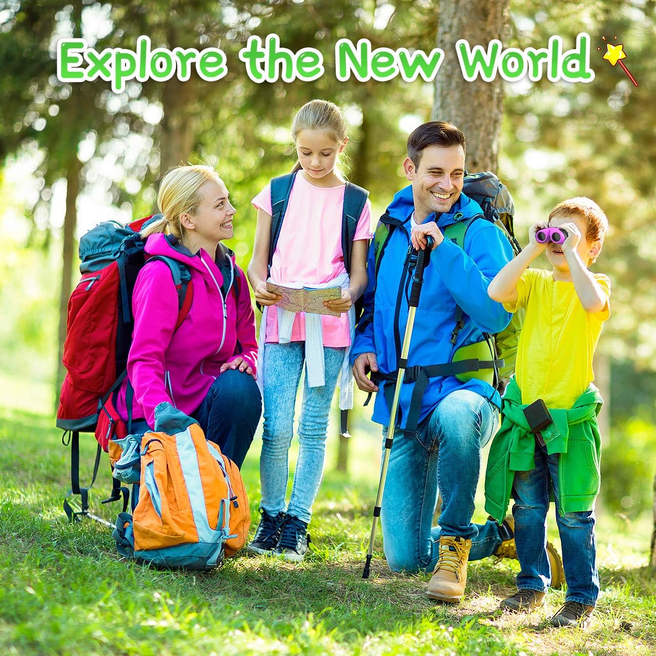 Dreamingbox Gifts for Girls Age 3-12, Compact Binocular for Kids Toys for 3-12 Year Old Girls Boys 2020 New Xmas Gifts for 3-12 Year Old Boys Small Binoculars Stocking Fillers Purple TGUS006: Sports & Outdoors