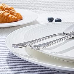 KINGSTONE Hammered Silverware Set, Flatware