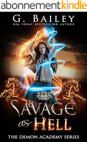 Download Savage As Hell: A Reverse Harem Bully Romance (The Demon Academy Book 3) (English Edition) PDF