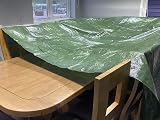Cost Wise Waterproof Green Tarpaulin 4m x 6m Builders Tarp Ground Sheet view 6