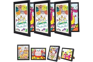 wesellcan 3Pack Kids Art Frame,Kids Artwork Picture Frame Changeable,10x12.5 Childrens Art Frames for Display&Storage Kid Art