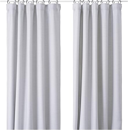 Zigzag Trading Limited Ikea Vilborg Curtains 1 Pair Light Gray