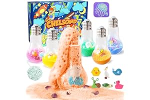 PICKMERA Kids Bath Bombs Potions with Surprise Inside: 6 Pack Organic BathBombs with 12 Mini Toys Easter Gift Set Rich in Natural Essential Oils, Fun Science Toddler Bath Bombs Fizzies for Dry Skin Moisturize