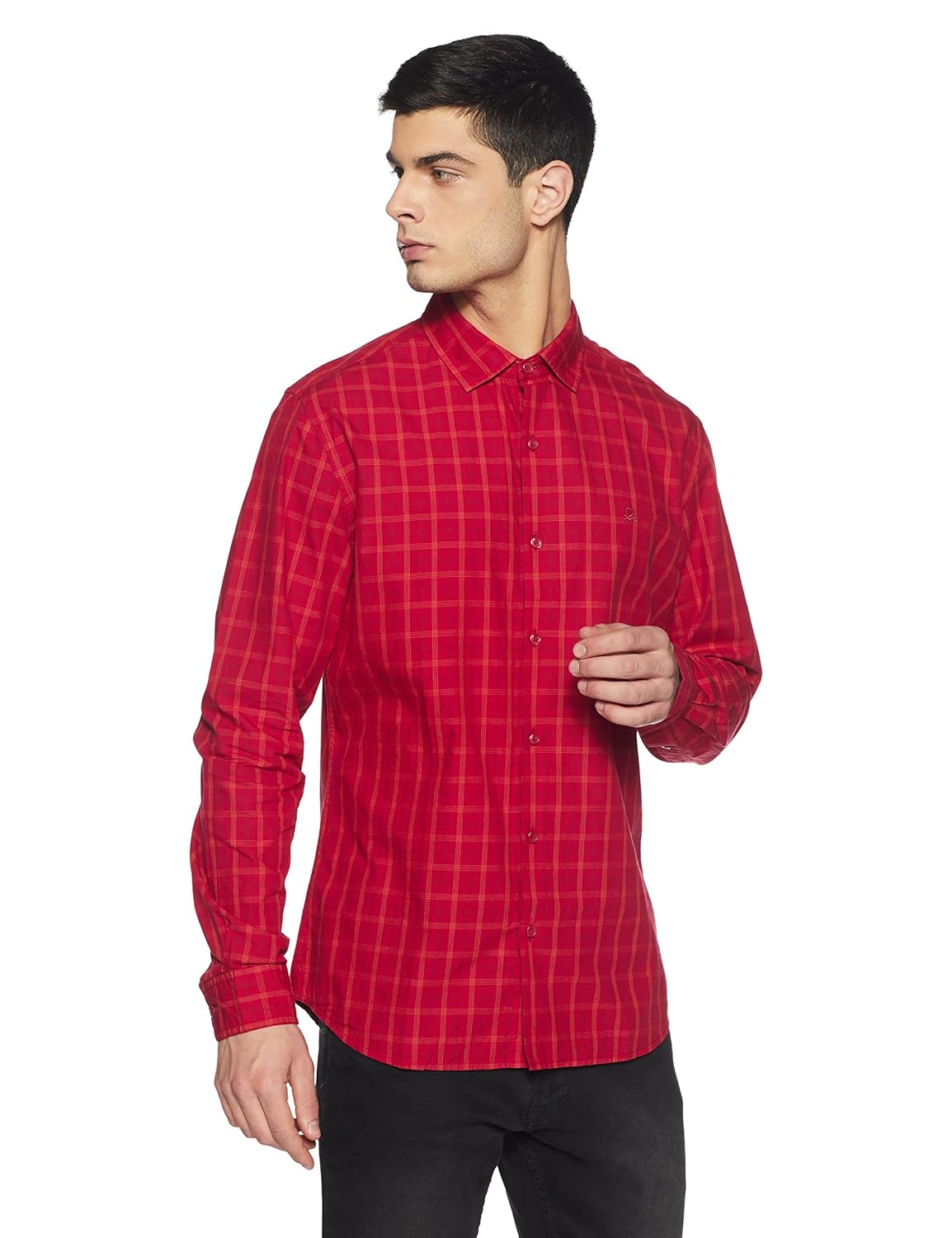 united colors of benetton men's dress shirt