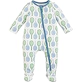 Mud Pie baby-boys Mud Pie Boys Tennis Print Sleeper