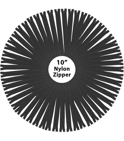 YKK Lot De 100 Fermetures éclair En Nylon #3 - Fournitures De