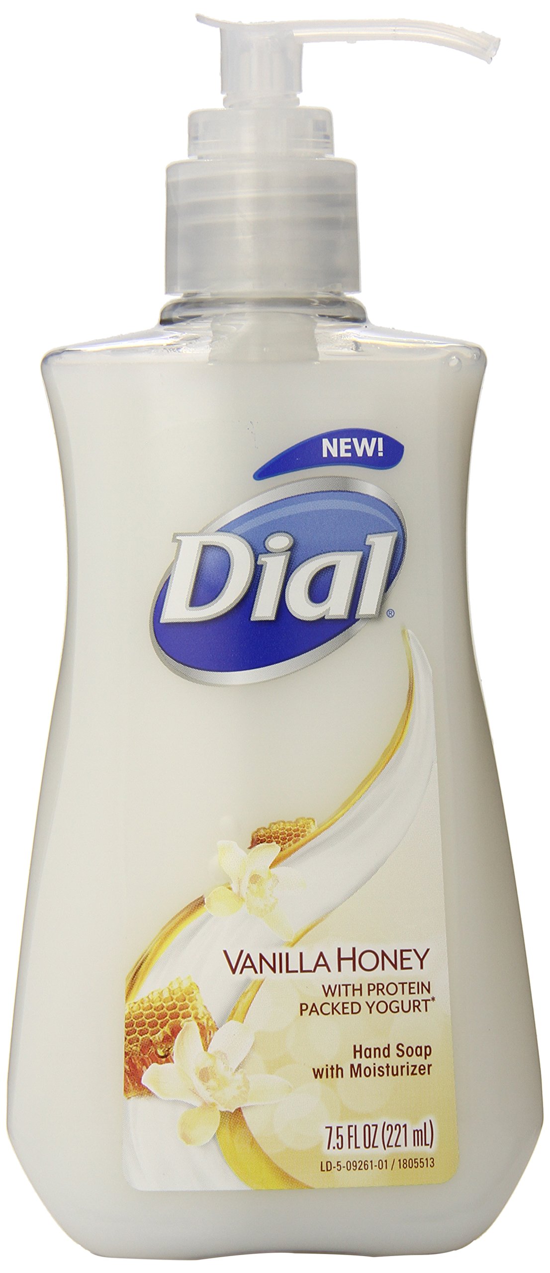 Photo 1 of **SIX***Dial Liquid Hand Soap, Vanilla Honey with Protein Packed Yogurt, 7.5 Fl Oz, Packaging may vary