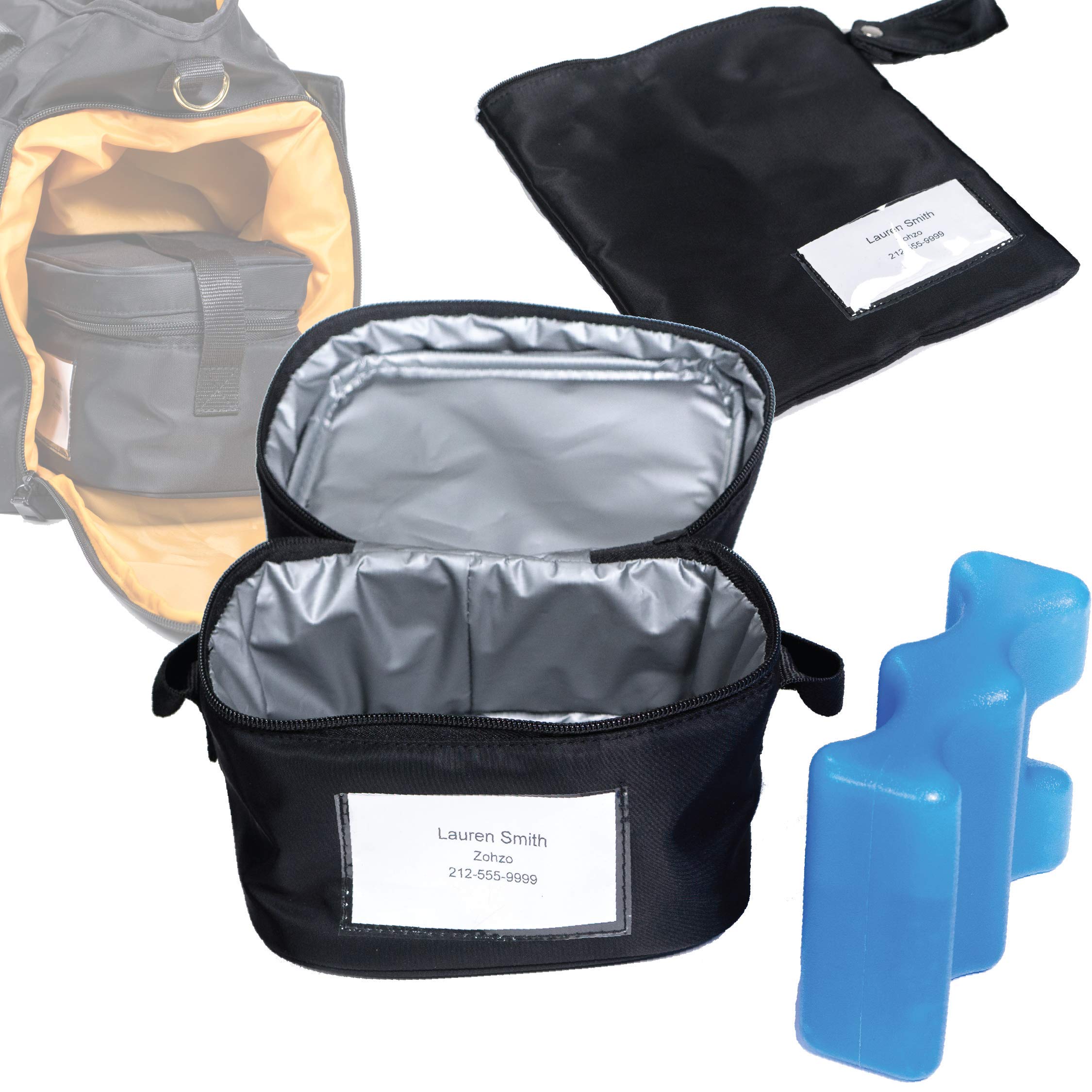 Buy Zohzo Breastmilk Compact Cooler Bag with Ice Pack Insulated