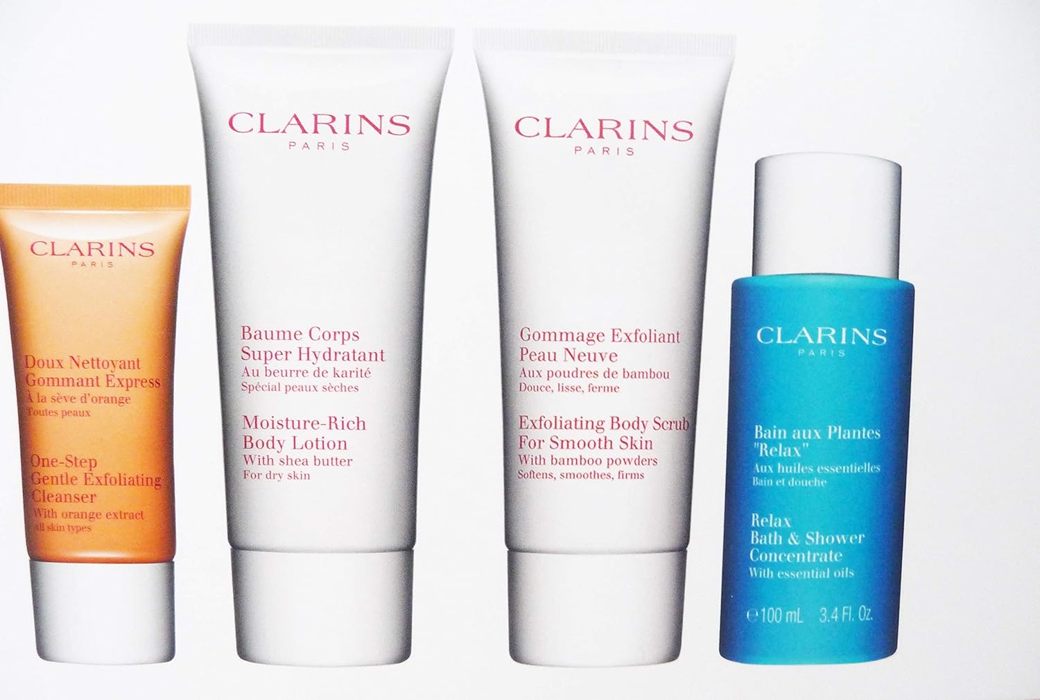 Clarins Face And Body Collection Gift Set With MoistureRich Body