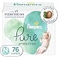 Diapers Newborn/Size 0 (<10 lb), 76 Count - Pampers Pure Protection Disposable Baby Diapers, Hypoallergenic and…