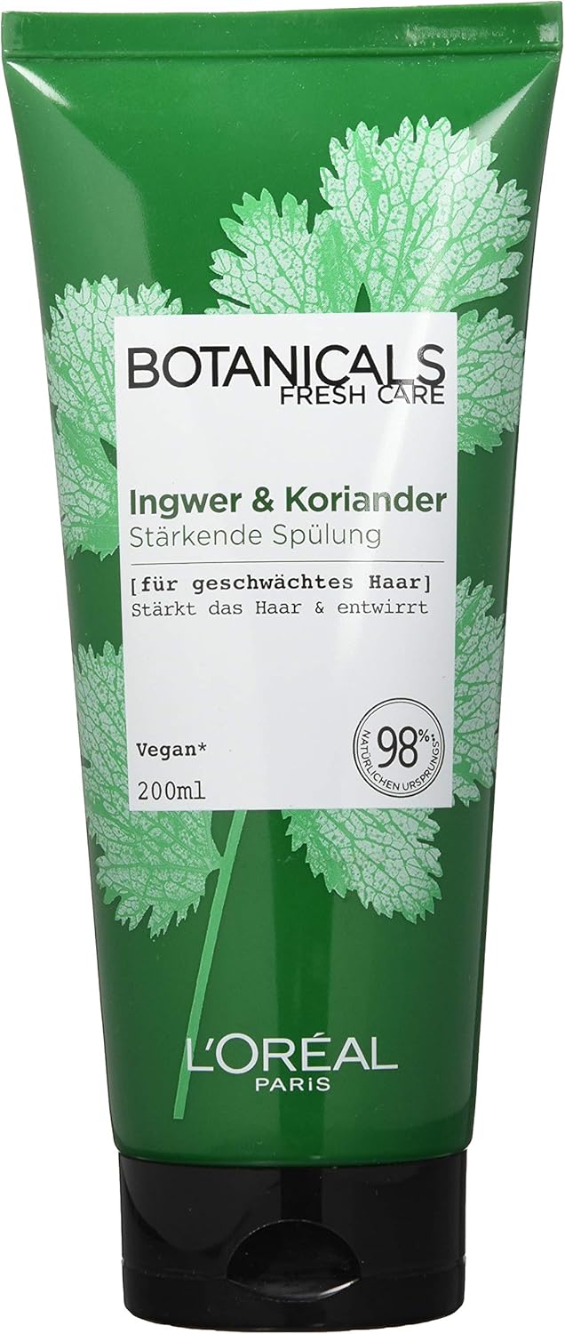 L'Oreal Paris Botanicals Ginger and Coriander Fragile Hair Vegan Conditioner, 200 ml, 200 ml (Pack of 1) - Image 4