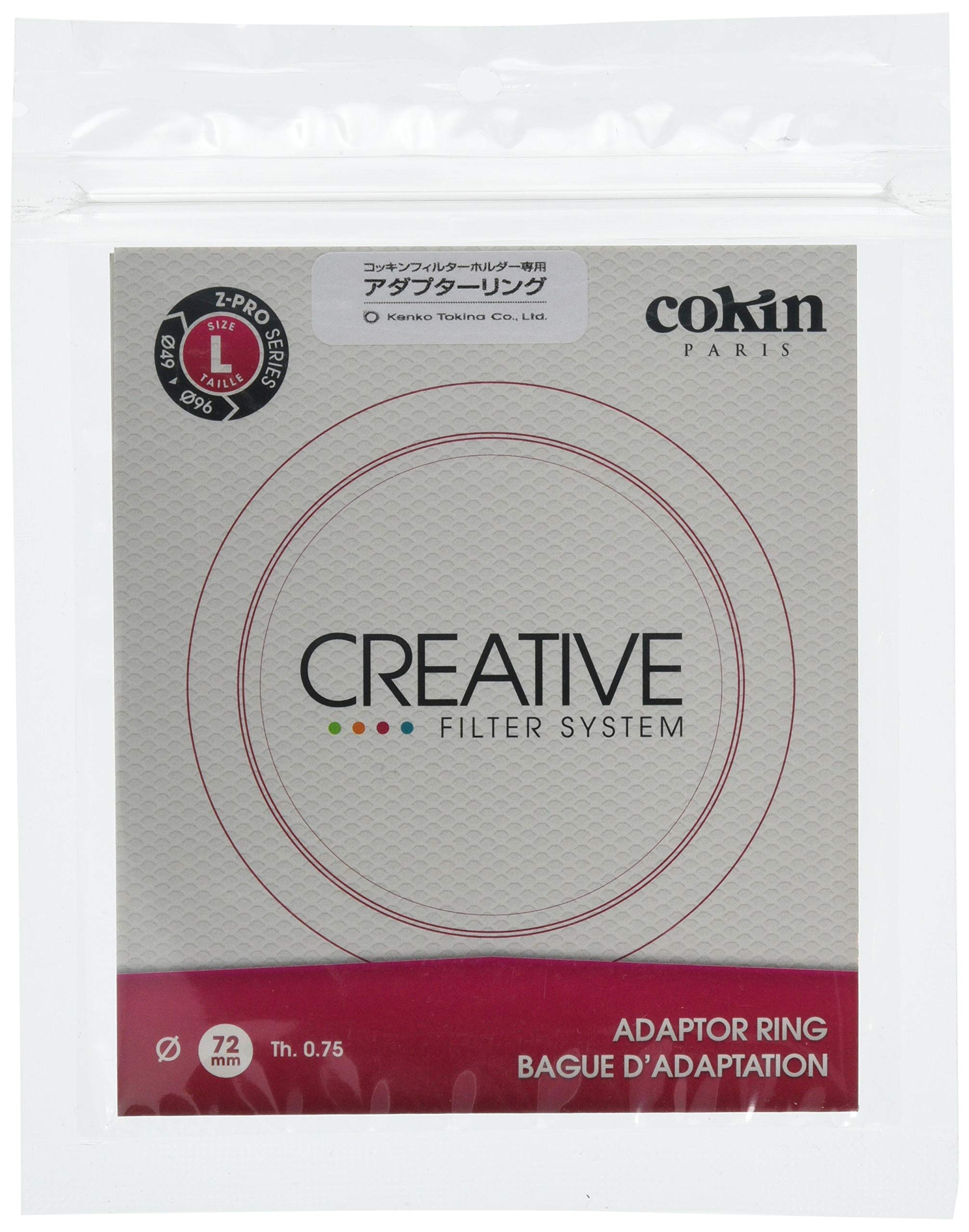 Cokin Z472 72mm TH0.75 Adapter