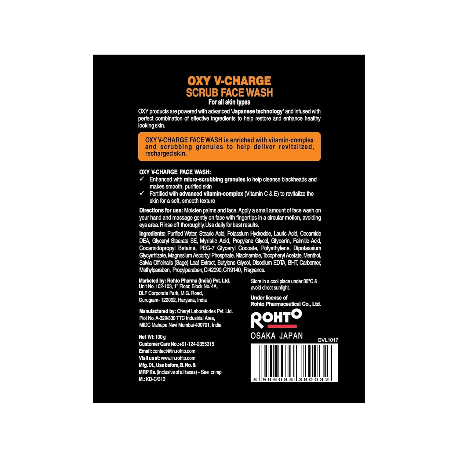 oxy scrub face wash