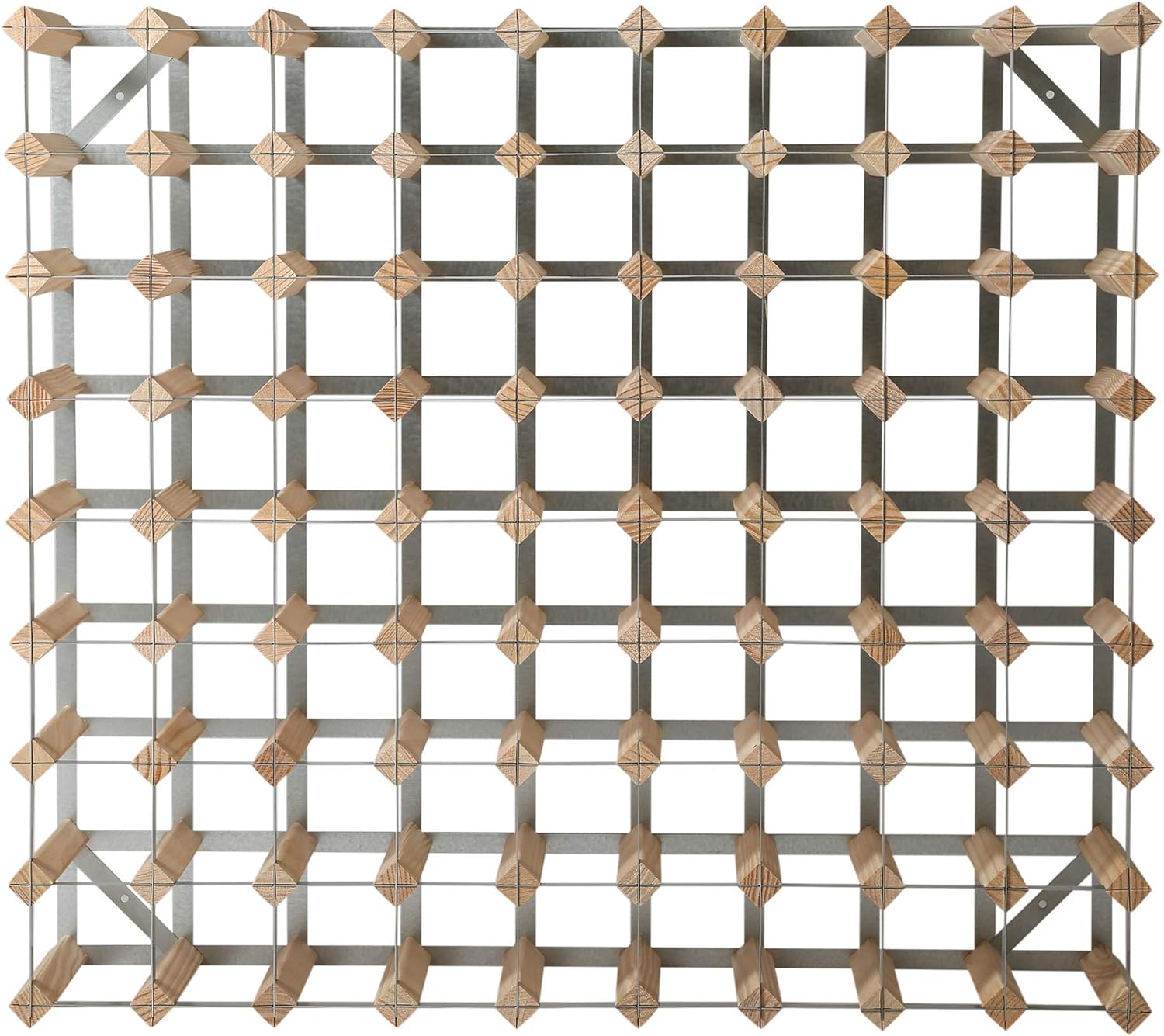 RTA 81 Bottle Traditional Wine RackKitNatural Pine (FSC), Wood, 91 x