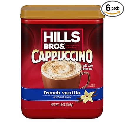 Hills Bros Cappuccino, French Vanilla 