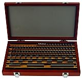Mitutoyo Steel Rectangular Gage Block Set, ASME