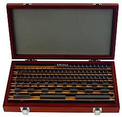 Mitutoyo Steel Rectangular Gage Block Set, ASME