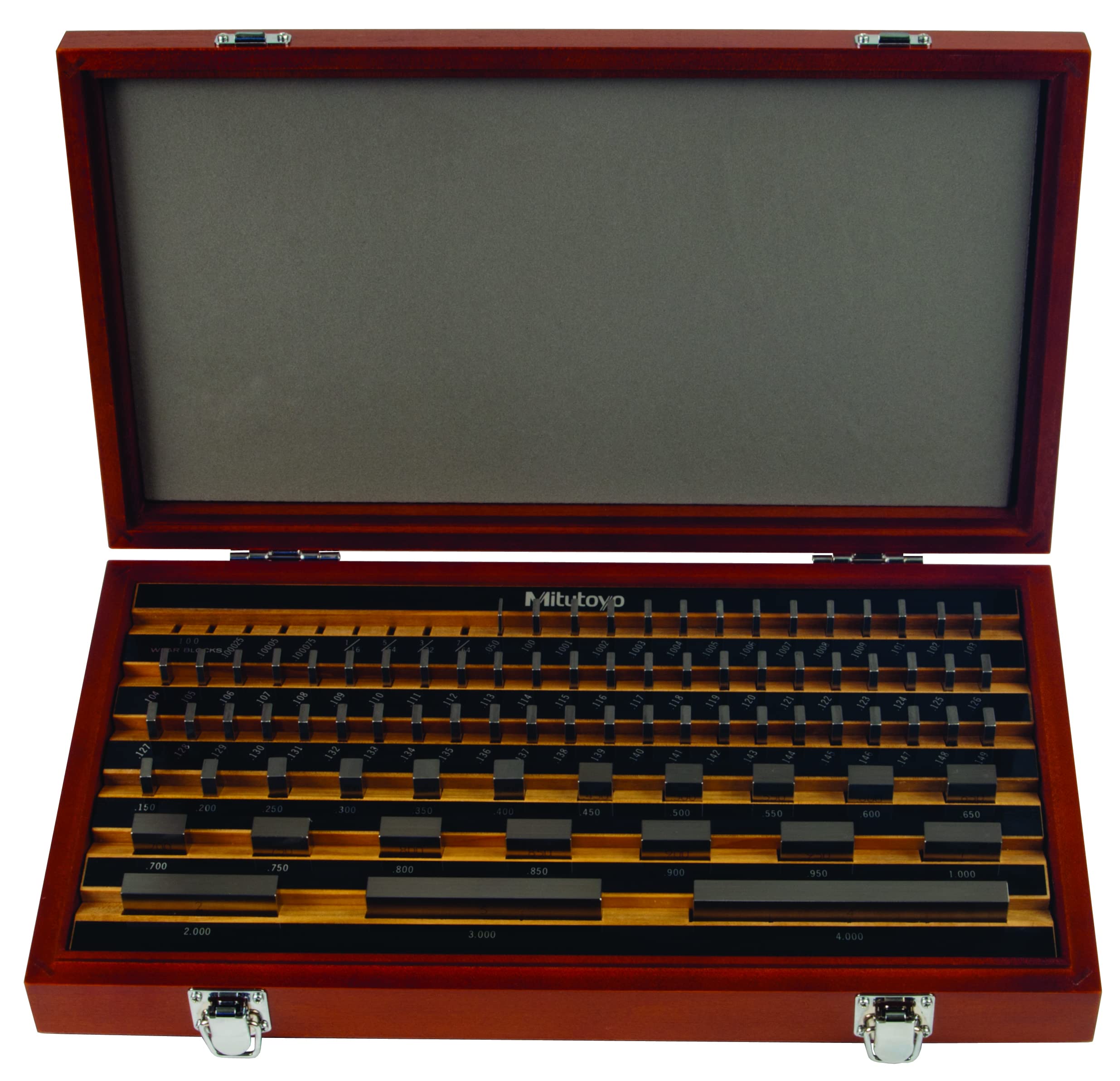Mitutoyo Steel Rectangular Gage Block Set, ASME