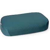 Sea to Summit Memory Lux Inflatable Foam Pillow, X-Large, Mediterranean | Self-inflating memory foam camp pillow with an adjustable valve delivers personalized comfort that rivals a pillow from home