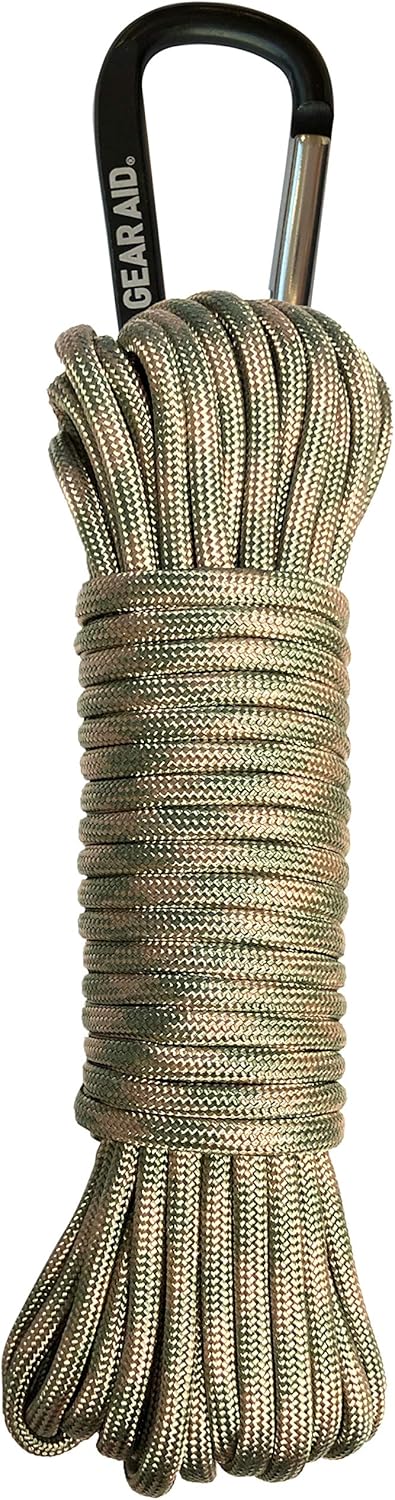 GEAR AID 80670 para Cord - 550 - Sage/Tan - 30ft. : Sports & Outdoors
