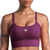 FlareMove Medium Impact Sports Bras Y-Back Yoga Bra with Removable Pads Gym Sports Bra for Women XS-XXL