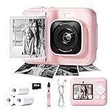 ETIKEZ Kids Camera, 1080P Instant Digital Print